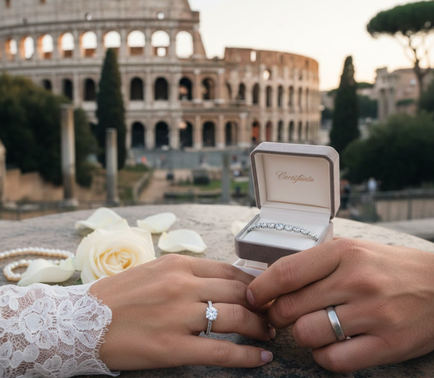 Tradizioni e Regali Preziosi: Quali Gioielli Scegliere per un Matrimonio a Roma